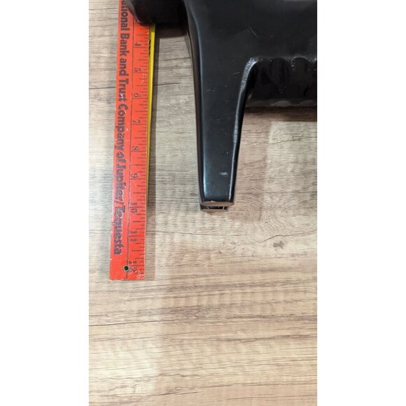 Ikea Black Wooden Horse Figurine statue Large 11"x 9.5" Swedish - Picture 9 of 10